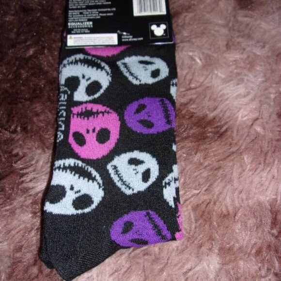 Disney Crew Socks 9-13 Nightmare Before Christmas Jack socks New - Picture 2 of 2